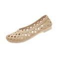 thumbnail image 3 of Women Hand Woven Hollow Slip-on Flat Shoes, Breathable Cutout Closed Toe Casual Walking Flats, Non-slip Lightweight Summer Daily Loafers, 4 Colors Available, 3 of 5