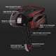 thumbnail image 3 of Casco de bicicleta de montaña Yuarrent Transpirable fabricado con PC y casco de escalada ligero EPS moldeado integrado Ciclismo en blanco y negro, 3 of 6
