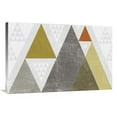 thumbnail image 1 of Global Gallery's 'Mod Triangles I Retro' By Michael Mullan Stretched Canvas Wall Art, 1 of 4