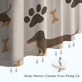 thumbnail image 6 of Dachshund and Paws Shower Curtain 72"x72" ,Bathroom Decorative Shower Curtains Set with 12 Hooks,Modern Waterproof Washable Shower Curtain, 6 of 6