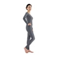 thumbnail image 4 of Maillot de Manga de Danza Ropa para Gimnasia de Spandex Unitard 5 Gris Colcomx Body de Spandex, 4 of 5