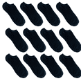 thumbnail image 1 of 12 pares de calcetines tin negros algodón ANVAR, 1 of 3
