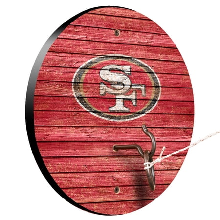 Condition photo showing New/Like New for San Francisco 49ers Weathered Design Hook and Ring Game