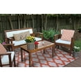 thumbnail image 3 of Erbanica 5' x 8' Orange Trellis Indoor Outdoor Reversible Rug, 3 of 3