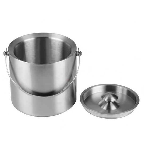 3L Bilayer Stainless Steel Insulation Ice Bucket Wine Cold Barrel