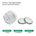 thumbnail image 3 of Unique Bargains 12Pcs Bright LED Tea Light, White Waterproof Flameless Candles Color Change Party Wedding Festivals Decor, 3 of 7