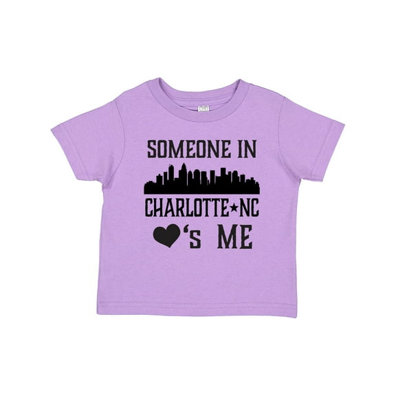Inktastic Charlotte North Carolina Someone Loves Me Boys or Girls Toddler T-Shirt