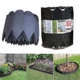 thumbnail image 1 of Flexible Garden Edging, Custom Design Edging 3Meters Black PP Material Landscape Border Edging For Vegetable Garden Flower Beds Lawn Areas, 1 of 5
