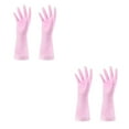 thumbnail image 4 of Injueey 2 uds guantes de limpieza antideslizantes mitones universales accesorio de para el hogar al aire libre Unisex ligero cocina rosa Rosa 2piezas, 4 of 6