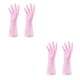 thumbnail image 3 of Wosthever 2 uds guantes impermeables mitones universales Cool Fit accesorio de limpieza para el hogar hombres mujeres ropa del hogar aparatos Rosa 2piezas, 3 of 6