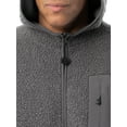 thumbnail image 5 of Wrangler Outdoor Men's & Big Men's Full Zip Burly Utility Backpacking Sweater Hoodie, Size S-2XL, 5 of 12