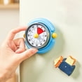 thumbnail image 7 of Mechanical Kitchen Timer, Visual Countdown Cooking Timer for Baking Egg Cooking Study Office, Magnetic Adhesion Easy-to-Read Tool for Home and Classroom Use, 7 of 7