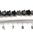 thumbnail image 4 of Natural Snowflake Obsidian Beads Strands Star 6x5.5x2mm Hole: 0.8mm about 75pcs/strand 14.57 inch(37cm), 4 of 4