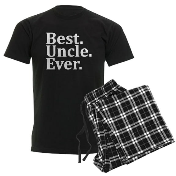CafePress - Best Uncle Ever. Pajamas - Men's Dark Loose Fit Cotton Pajama Set