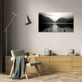 thumbnail image 3 of Bob Stefko 24x11 Gallery Wrapped Canvas Wall Art Titled - Serene Dock BW II, 3 of 4