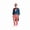 Multicolor A, variant on Men's Patriotic Independence Day Tuxedo Tailcoat Jacket Red White Blue Swallowtail Coat for Party Stage Performance