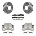 thumbnail image 1 of CMX Front Disc Brake Caliper Rotors & Ceramic Pad Kit for Car GMC Chevrolet Sierra 2500 HD Silverado Savana Express 3500 Classic Hummer H2 1500 Suburban Cadillac DeVille Yukon XL Avalanche KC8-100158C, 1 of 11