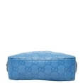 thumbnail image 3 of Pre-Owned Gucci Guccissima Pouch 272366 Blue Leather Women's GUCCI (Good), 3 of 10