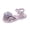 Purple, variant on Owordtank Girls Sandals Closed Toe Breathable Princess Non Slip Flat Summer Lightweight Comfortable Dress Sandals
