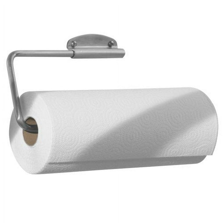 InterDesign Steel Wall Mount Paper Towel Holder 0.9 in. H x 5.5 in. W x 13.5 in. L Walmart