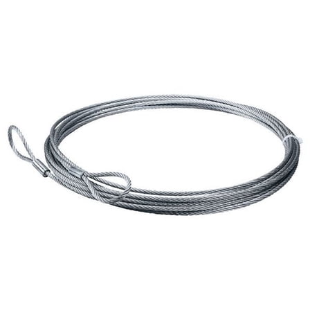 WINCH CABLE Extension – GALVANIZED - 5/16 inch X 25 ft (9,800lb strength) (4X4 VEHICLE RECOVERY)