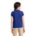 thumbnail image 3 of Port Authority Girls Silk Touch Peter Pan Collar Polo-XS (Royal), 3 of 6