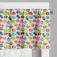 thumbnail image 5 of Ambesonne Colorful Valance & Curtain, Doodle Mushroom, 55"x30", Multicolor, 5 of 6