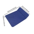 thumbnail image 4 of Base de carga inalámbrica de piel sintética para teléfono, regalo de cumpleaños para hombre. Azul, 4 of 6