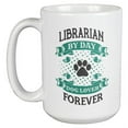 thumbnail image 1 of Librarian Dog Lover Coffee & Tea Mug for Admin, Staff, Men or Women (15oz), 1 of 3