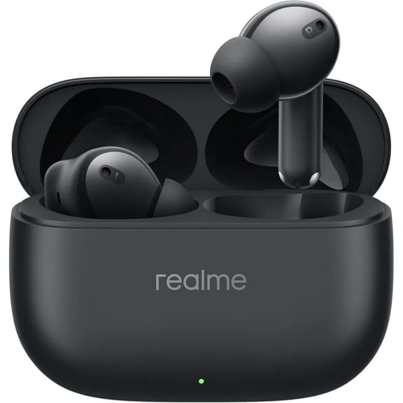 Realme Buds T310 Bluetooth in-Ear Earbuds With Hybrid ANC, Upto 40Hrs Battery and Fast Charging - (Black)