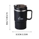 thumbnail image 3 of Taza de acero inoxidable 304 de doble capa para el hogar, la oficina, el agua con asa, tazas, tazas de café, taza de café, 3 of 7