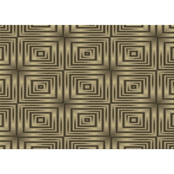 Ahgly Company Indoor Rectangle Patterned Dark Brown Area Rugs, 2' x 4'