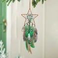 thumbnail image 4 of Sunjoy Tech Feather Dreamcatcher with Lanyard Easy to Hang Wall Art Ornament Front Door Dream Catcher Pendant Craft Gifts for Party, 4 of 7