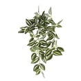 thumbnail image 1 of Decoración de boda estilo bosque flores colgantes de pared de plantas verdes simuladas - 96 piezas de hojas de cejas moradas - blanco y verde material: plástico tamaño total ANGGREK Otros, 1 of 8