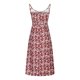 thumbnail image 4 of Vestido de playa con estampado floral sin mangas con cuello en V y camisola a la moda para mujer Fridja  hj5911, 4 of 7