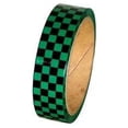 thumbnail image 2 of Laminated Checkerboard Outdoor Vinyl Tape 1" x 18 Yard Roll Green / Black, 2 of 4