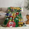 thumbnail image 2 of Veggietales Throw Blanket Gifts for Fans Lover Girls Boys Women Present Hoodie Him Bed 30"x40", 2 of 6