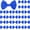 Dark Blue, variant on 60-Pack 1.5 Inch Mini Ribbon Bows|Premium Polyester Craft Bows for Gift Wrapping, Wedding Favors, DIY Hair Accessories, Christmas & Party Decoration [Dark Rose Red]