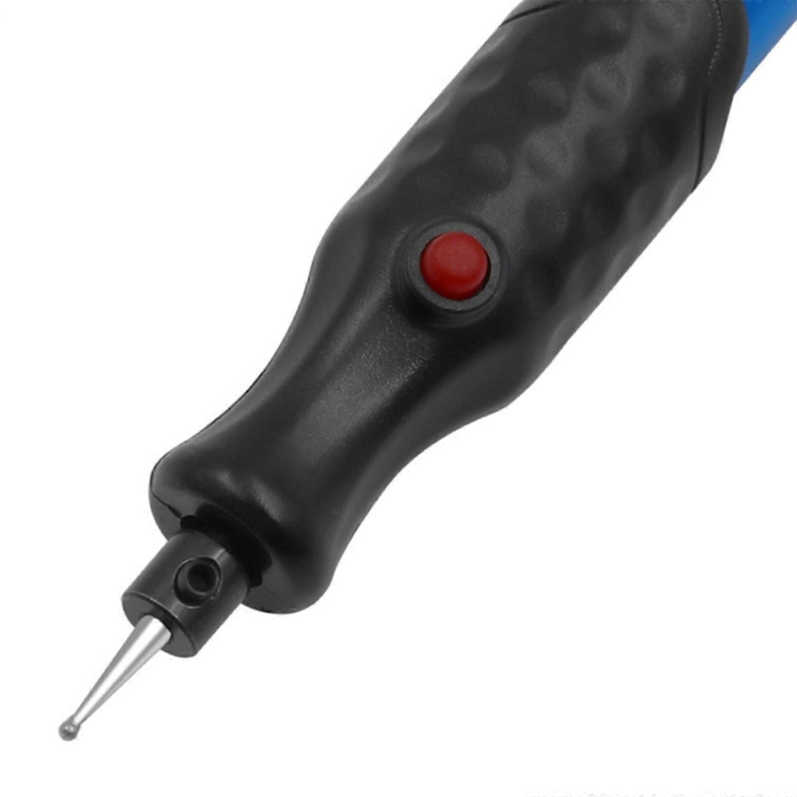 Portable Electric Engraving Pen Carving Tools With Diamond Tip For Jewelry Metal Glass Stone Plastic Wood Blue