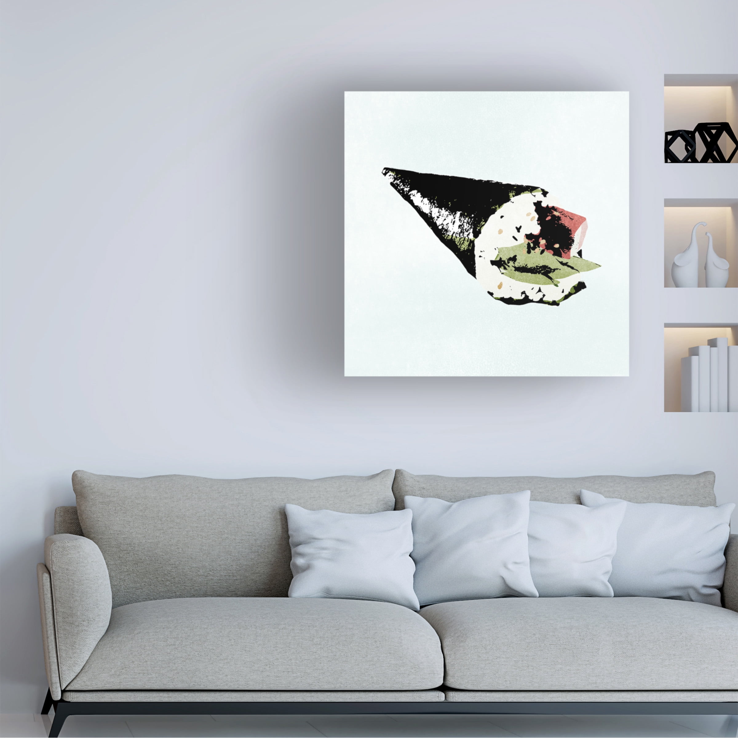 Annie Warren 'Sushi Style V' Canvas Art