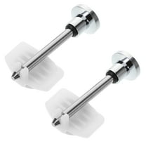 FONDOTIN Bathroom Shower Adapter Faucet Diverter Silver Abs 2 Set
