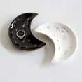 thumbnail image 1 of Small Moon Jewelry Dish Tray, Set Of 2, Decorative Ceramic Trinket Dish, Modern Accent Tray For Vanity, 1 of 8