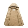 thumbnail image 4 of WenVen Women's Spring Anorak Jacket Lightweight Long Sleeve Utility Hooded Coat Khaki M, 4 of 9
