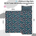 thumbnail image 5 of Dark Blue Christmas Gnome and Gift Pattern Toddler Nap Mats for Kids Preschool,50"x20" Sleeping Mat Bag or Kids,Toddler Sleeping Bag,Toddler Nap Mat or Daycare, 5 of 6