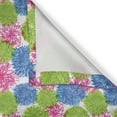 thumbnail image 4 of Ambesonne Dahlia Valance Pack of 2, Colorful Dandelion Petals, 54"X12", Lime Green Azure Blue, 4 of 5