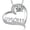 White, variant on Heart Mom Jewelry Cubic Zircon 925 Silver Necklace Pendant Women Party Gift