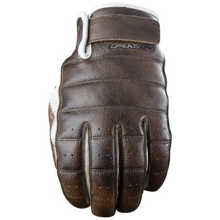 5 Small Leather - Five Gloves California Leather Street Glove Brown Small