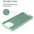 thumbnail image 6 of iPhone 13 Pro Case, Takfox iPhone 13,13 Pro,13 Pro Max Basic Case [Frosted] Shockproof Case Liquid Silicone Gel Rubber Soft TPU Anti-slip Bumper Thin Matte Slim Phone Case Covers,Green, 6 of 6