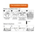 thumbnail image 6 of 3 Set Hanging Wire Baskets,Wall Mount Fruit Basket,No Drilling,Adhesive Small Metal Basket,Farmhouse Food Storage Mesh Bin Kitchen Pantry Laundry Bathroom Closet Garage RV,Black, 6 of 7