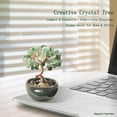 thumbnail image 4 of Green Aventurine Crystal Tree,Harmony Office Desk Home Decor,Vitality Gift with Copper Wire in Ceramic Base, 4 of 5